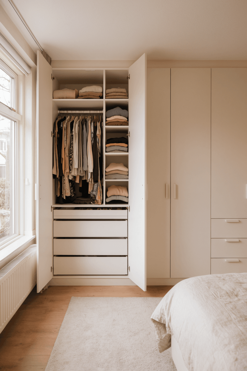 Voorbeeld: Slaapkamer ruim